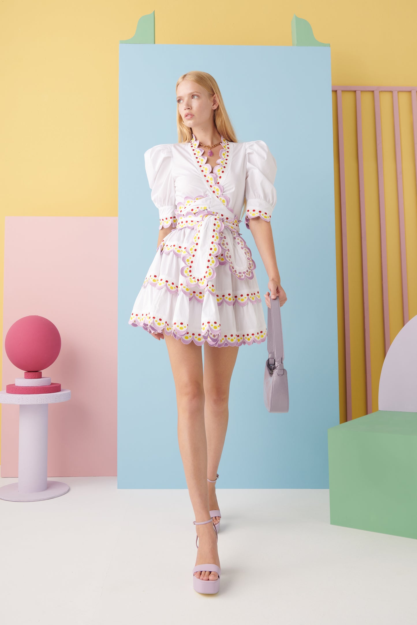 Celia B Celeste Dress - White