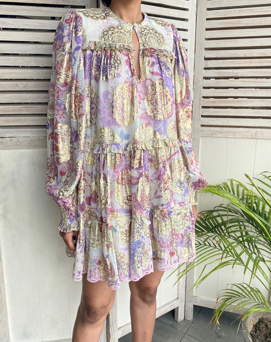 HEMANT & NANDITA AMAL SHORT DRESS