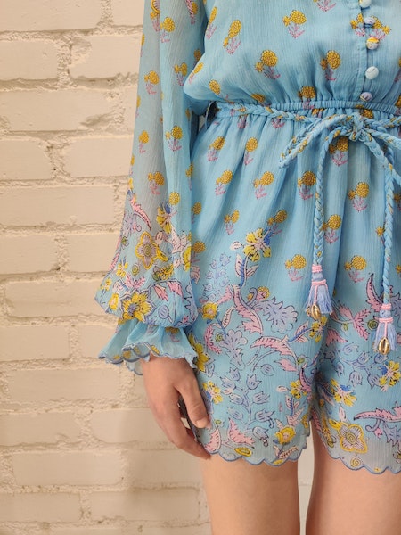 Hemant & Nandita Romper with Braided Belt