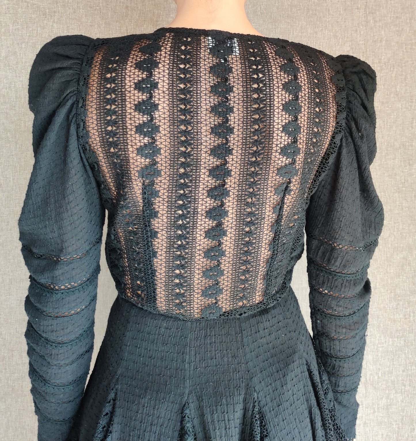 Hemant & Nandita Juhi Black Mini Dress