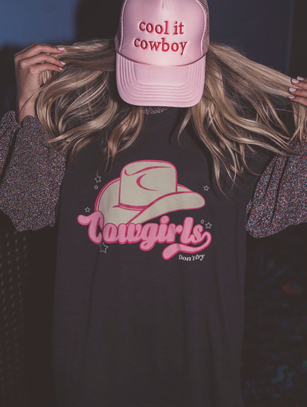 COWGIRLS DON'T CRY TEE