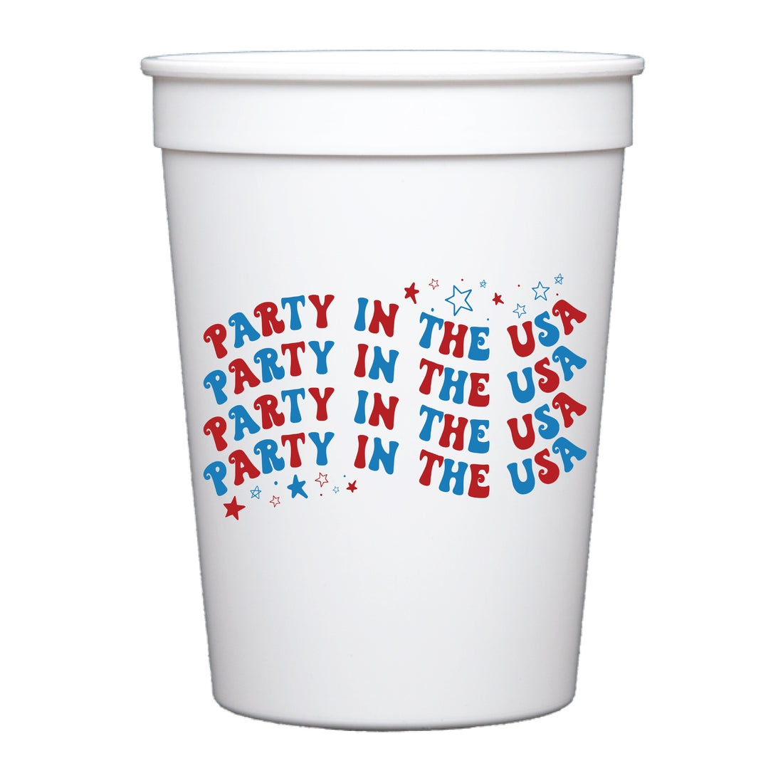 PARTY IN THE USA STADIUM CUPS (SET OF 6)