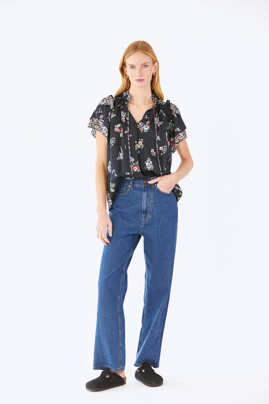 HUNTER BELL MILLIE TOP - ENGLISH GARDEN