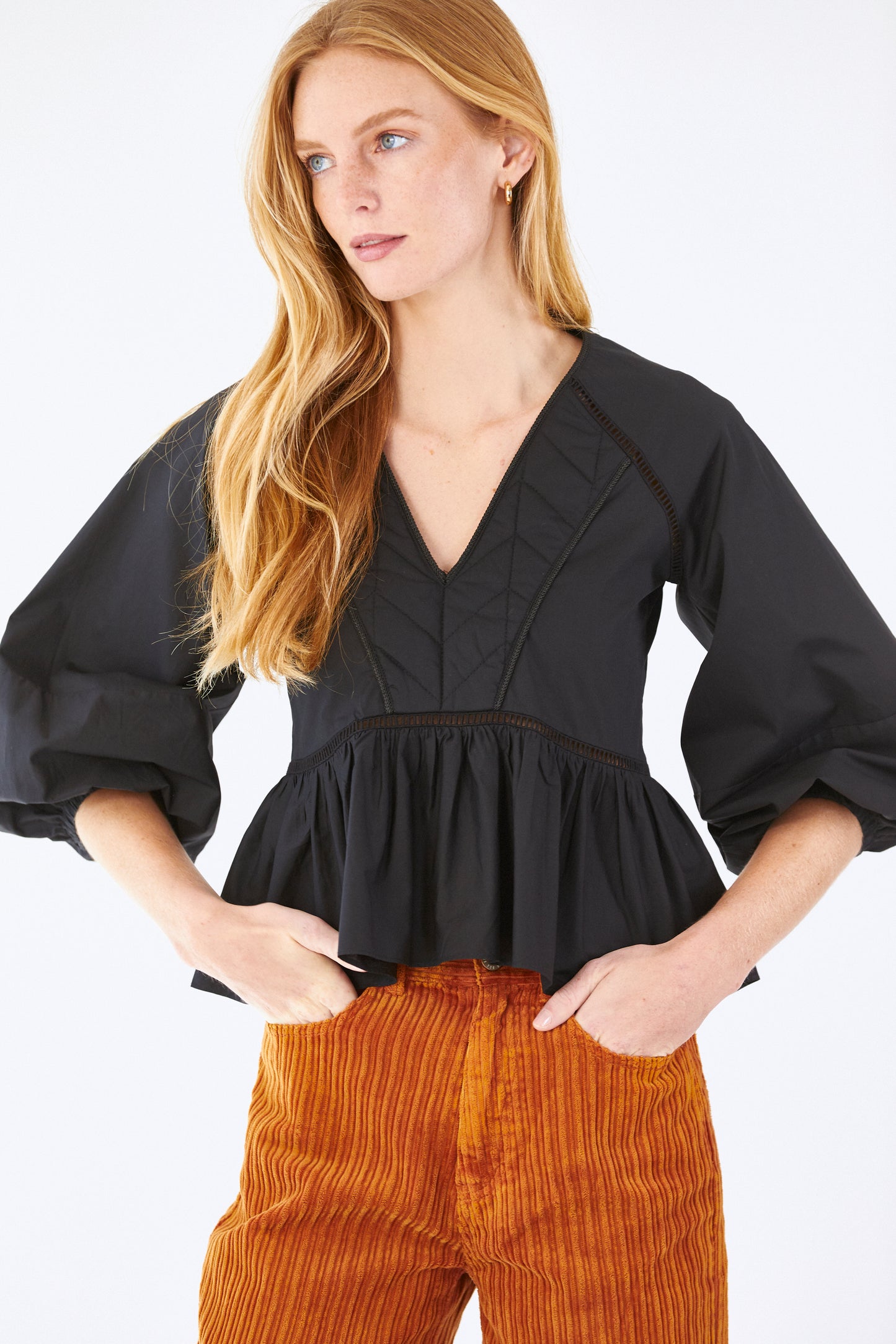 Hunter Bell Grayson Top - Black