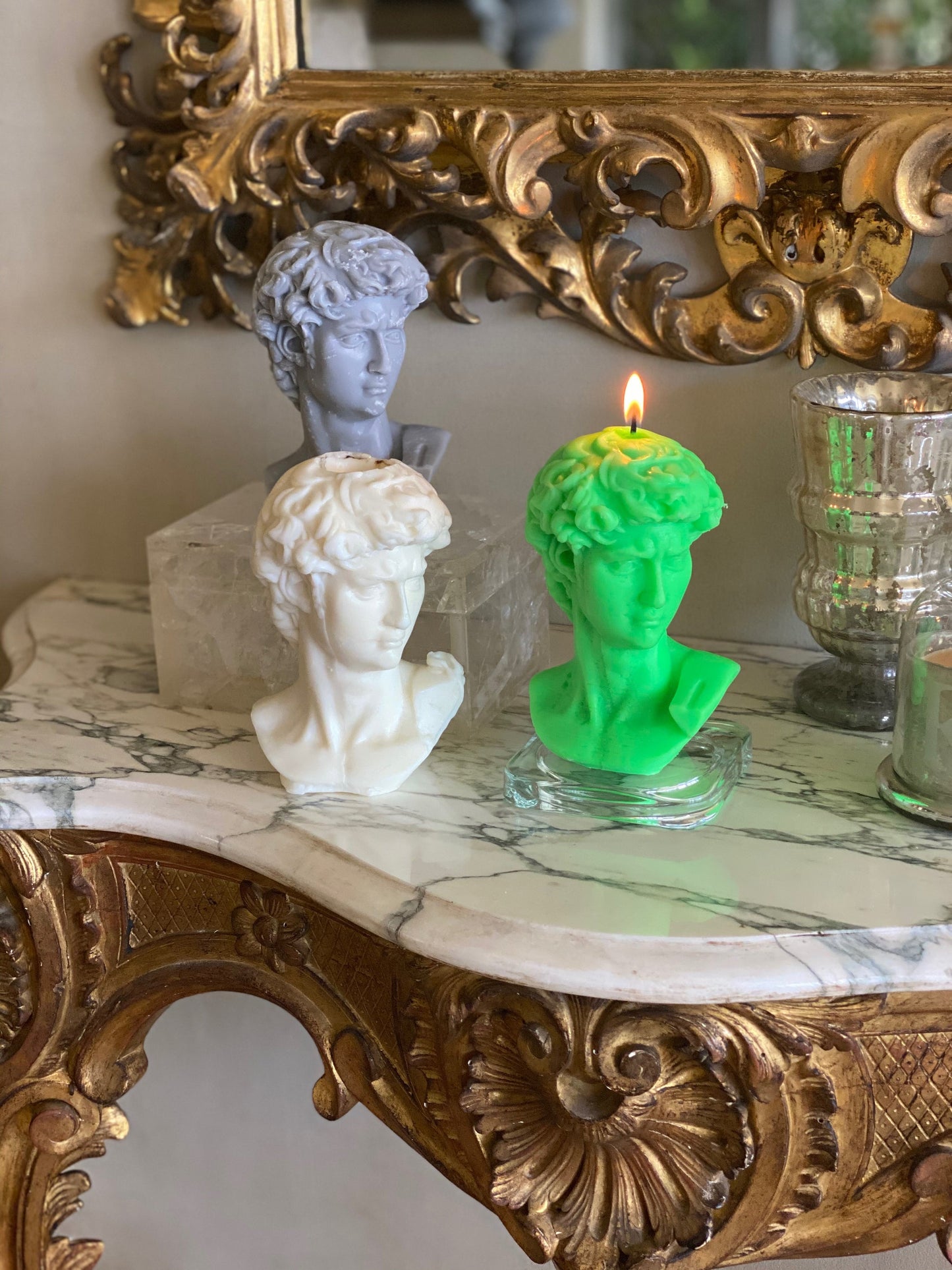 DAVID CANDLE - NEON GREEN