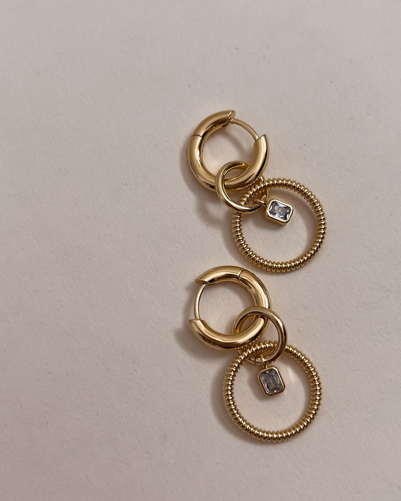 LUVAJ Camille Multi Hoops - Gold