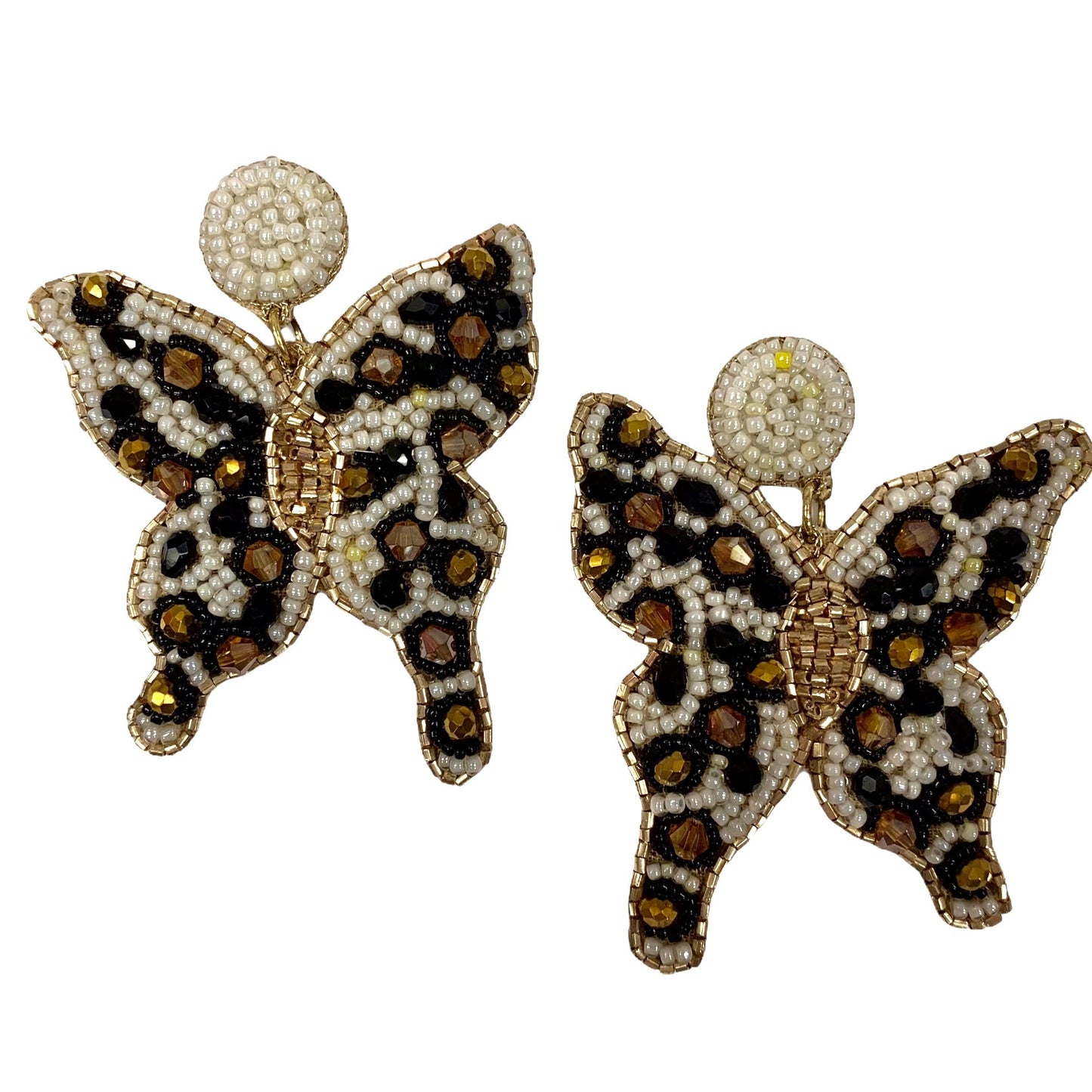Leopard Butterfly Earring