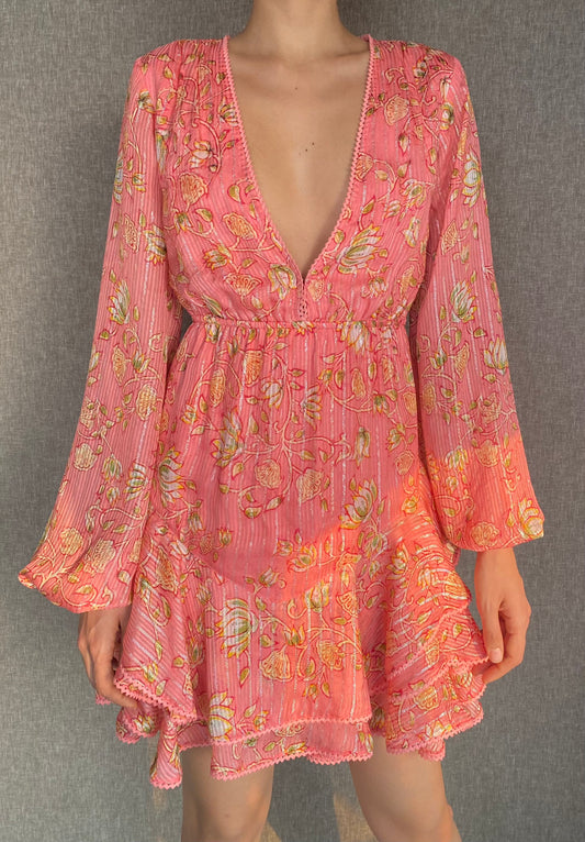 HEMANT & NANDITA CORAL DRESS