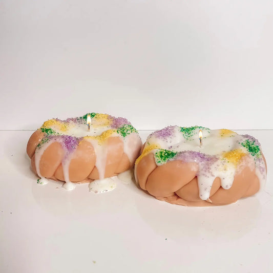 King Cake Candle