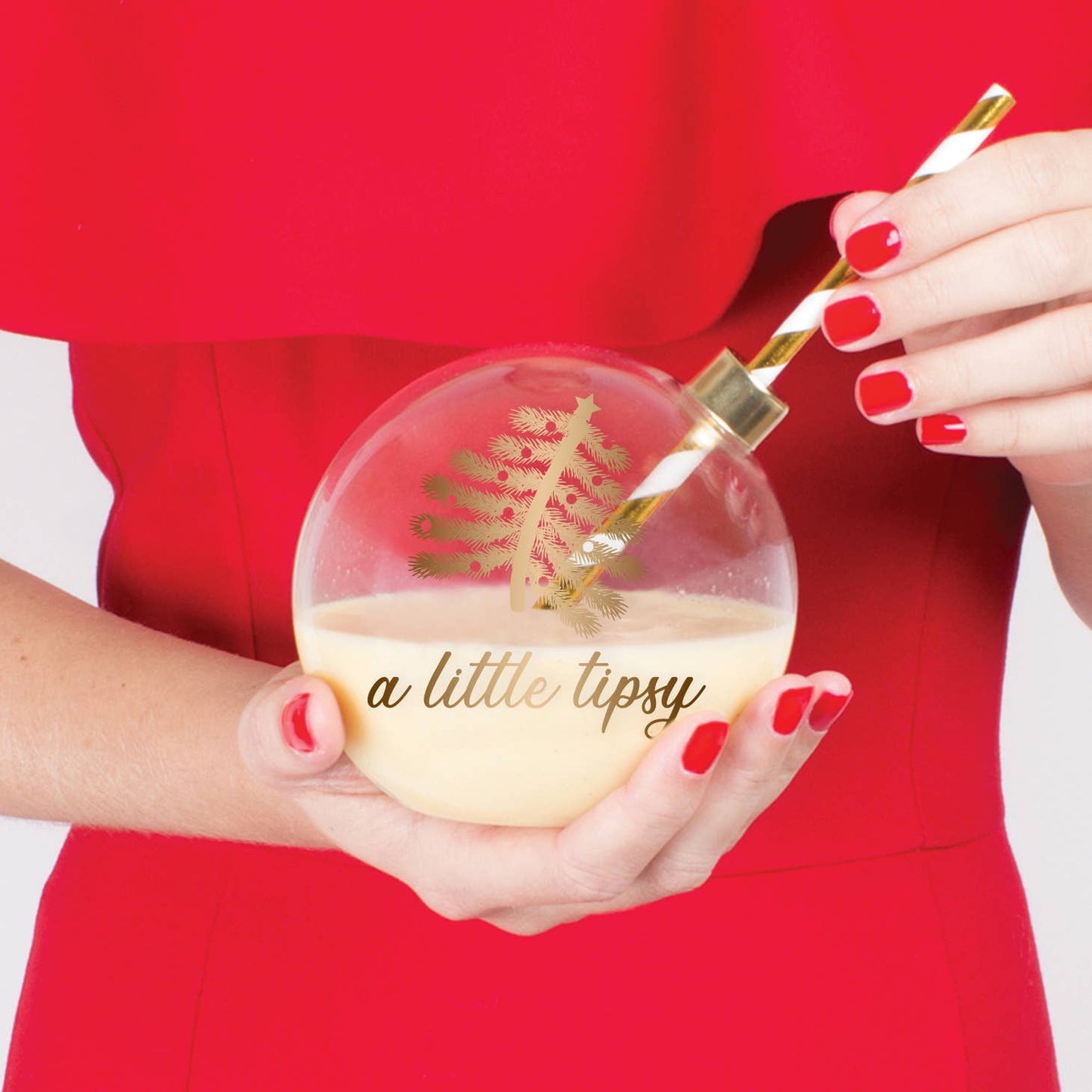 Holiday Cheer Ornament Drinking Glass Set