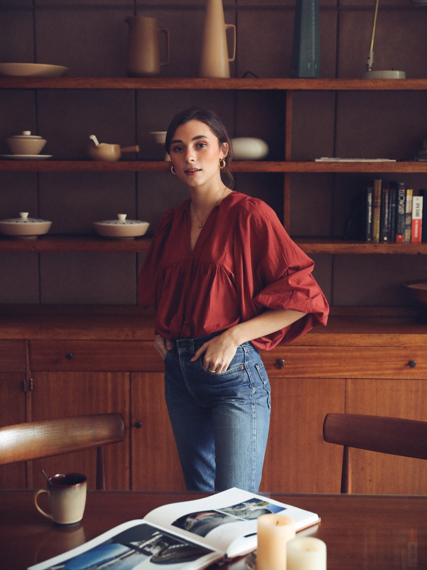 CHARLIE TOP IN SPICE ORGANIC