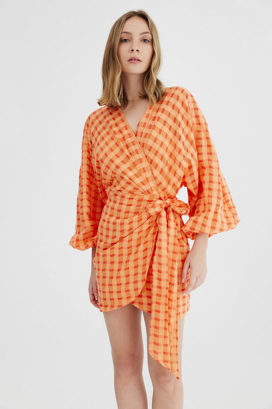 Significant Other Emily Mini Dress - Rasberry Mix