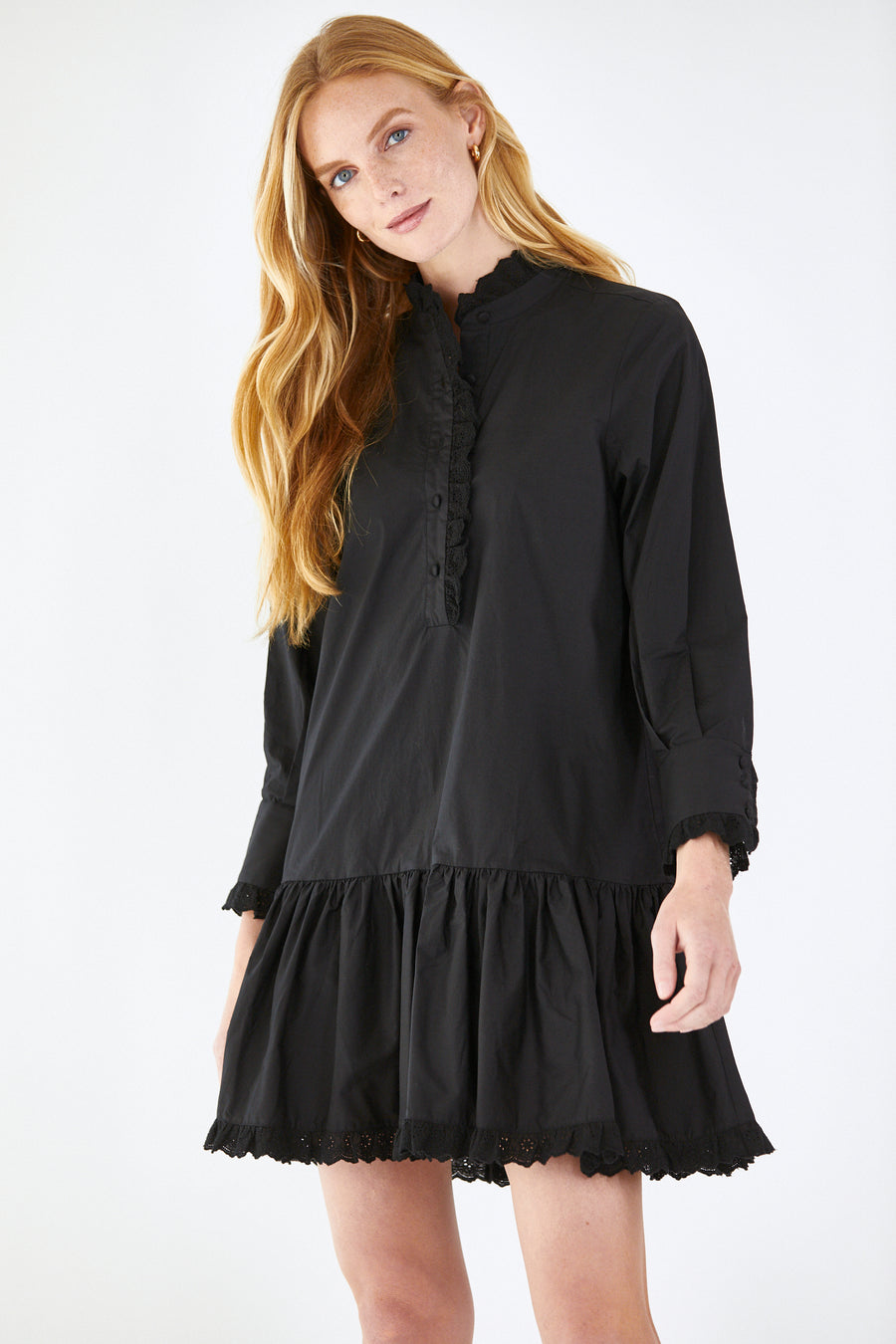 HUNTER BELL CARTER DRESS - BLACK