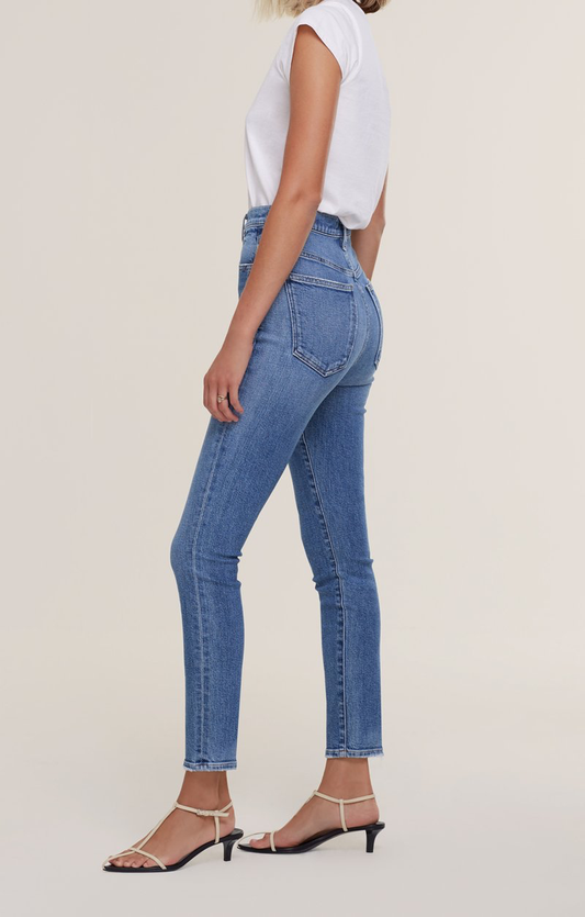 AGOLDE PINCH WAIST SKINNY IN AMPED