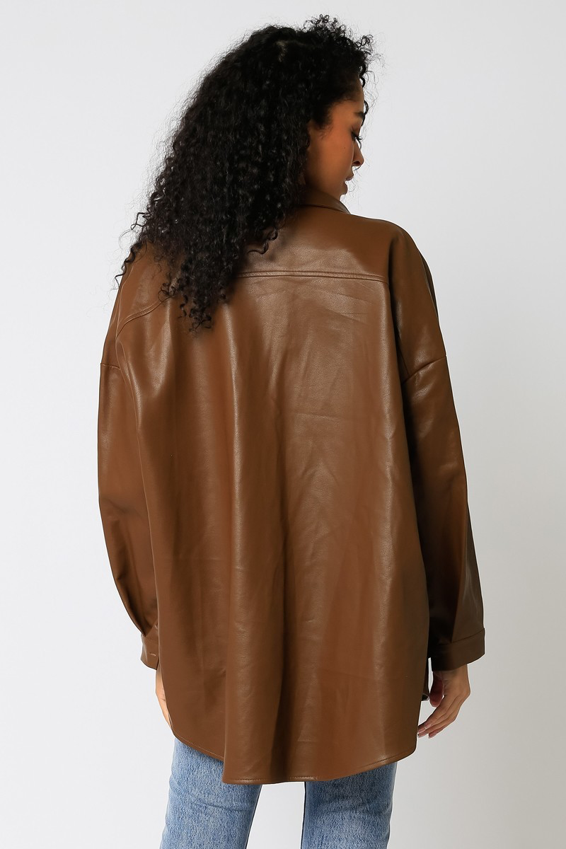Makenzie Faux Leather Jacket