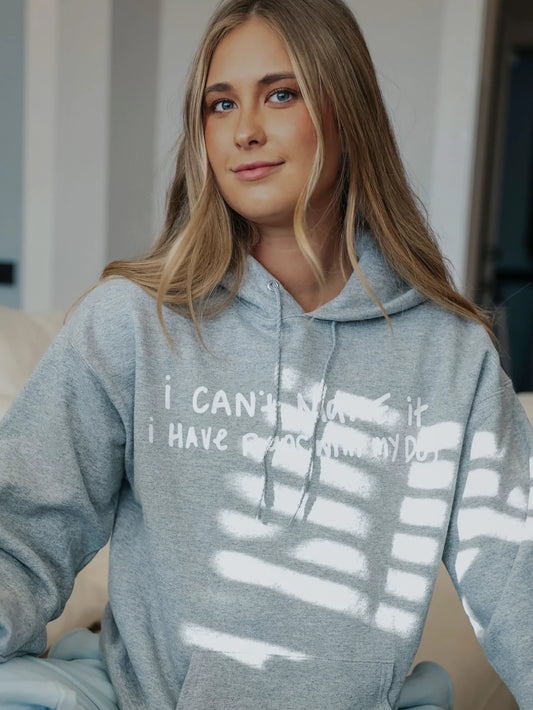 HANG OUT WITH MY DOG HOODIE (front+back)