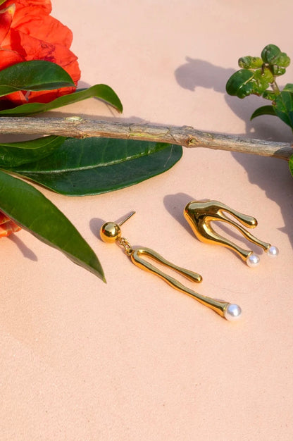 Peter + June Valley Pearl Studs