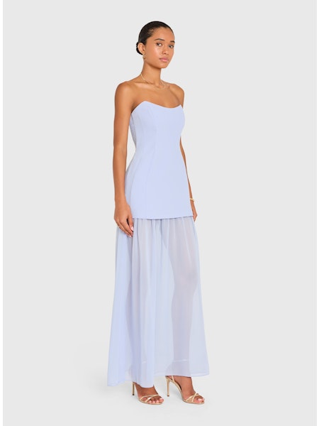 Amanda Uprichard Christy Maxi Dress - Arctic