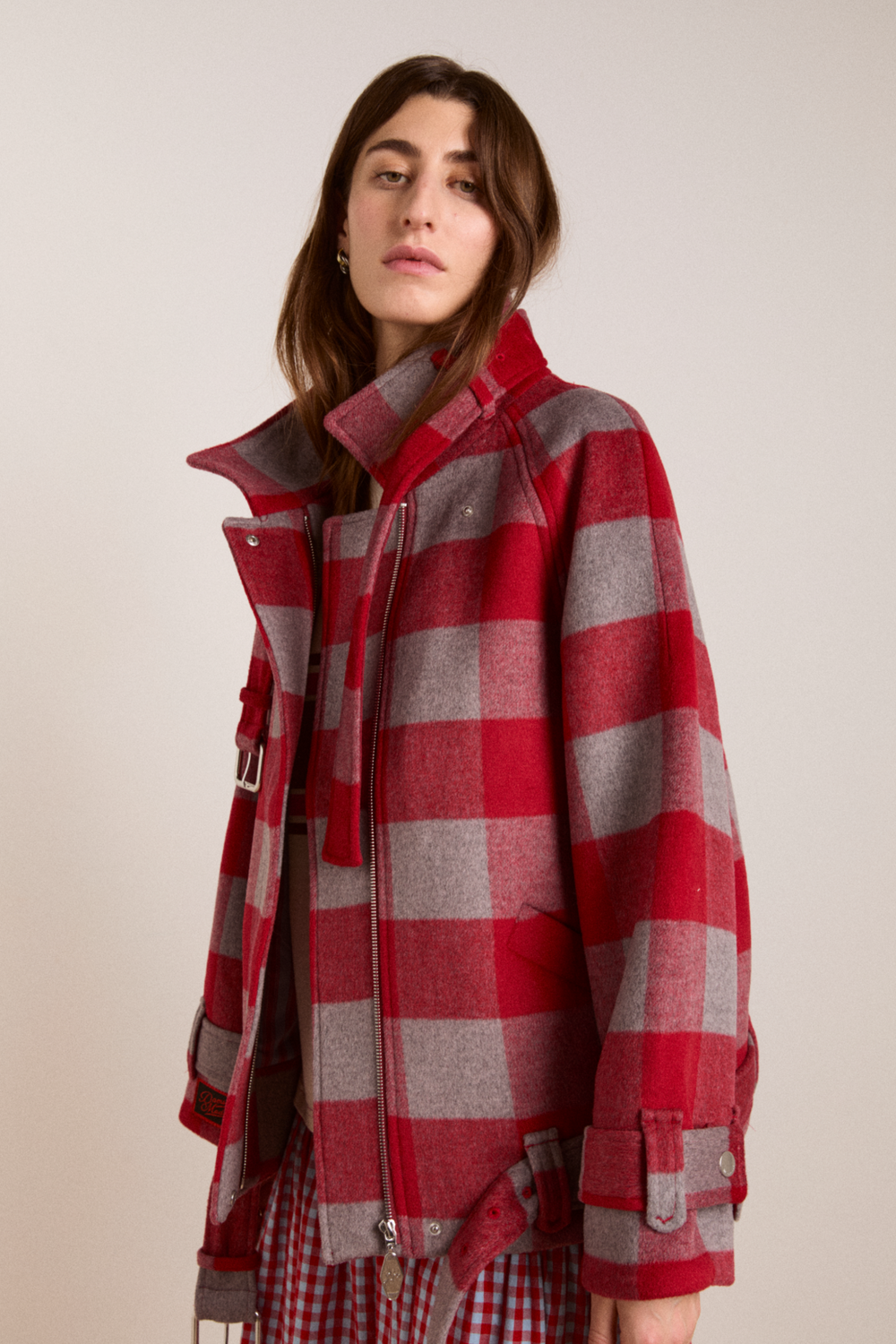 Damson Madder Polly Wool Bomber