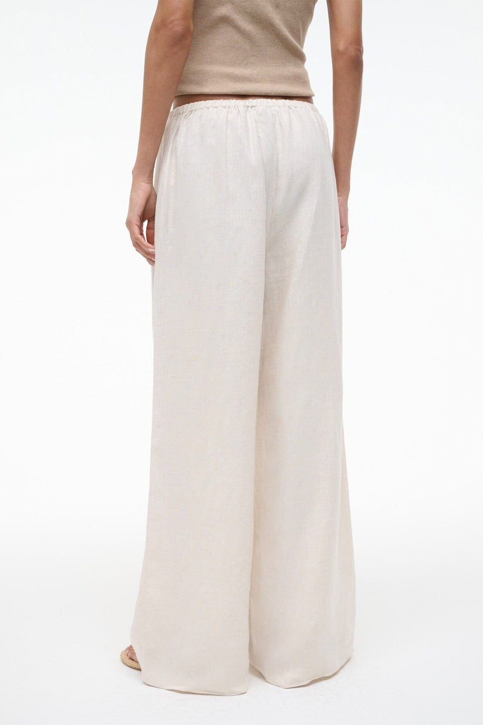Staud Mateo Linen Linen Natural