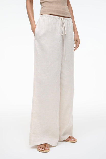 Staud Mateo Linen Linen Natural