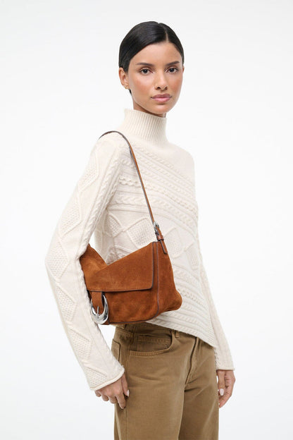 Staud Harlow Medium Bag - Tabac Suede