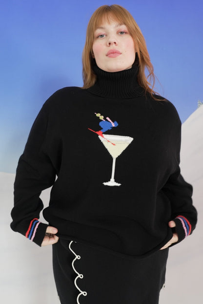 Rachel Antonoff Apres Ski Martini Turtleneck Sweater