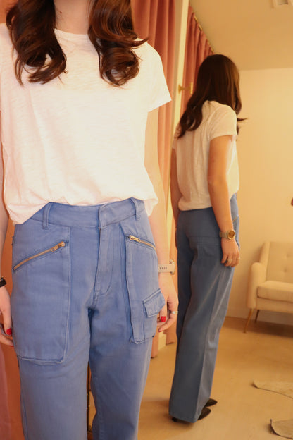 Ena Pelly Monica Denim Cargo Pant