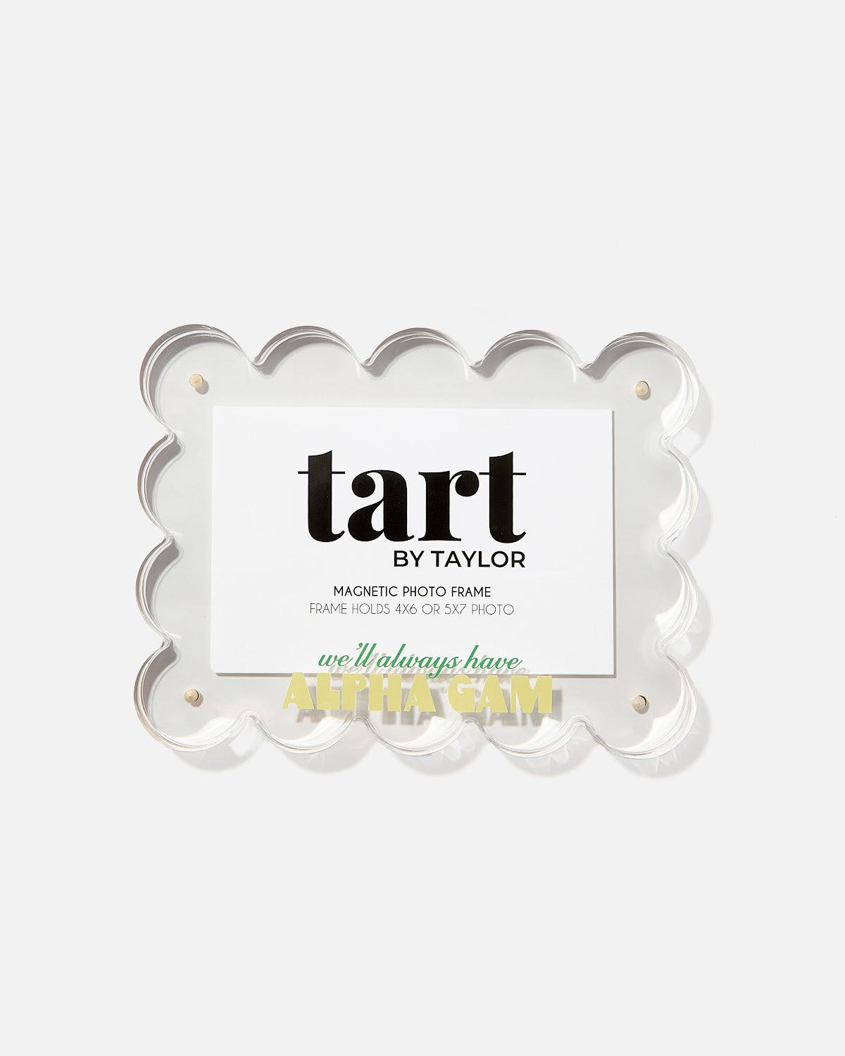 Alpha Gam Frame 4x6 or 5x7