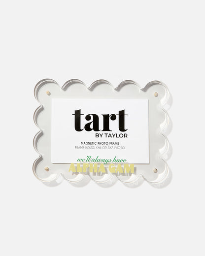 Alpha Gam Frame 4x6 or 5x7