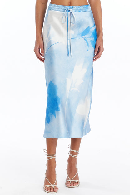 Amanda Uprichard Espy Skirt in Frost Rose