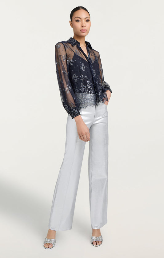 Cinq a Sept Short Lace Kandice Top