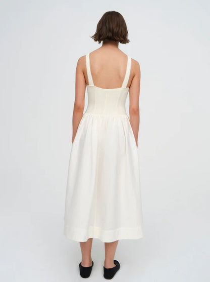 For Love & Lemons Billie Pointelle Midi Dress