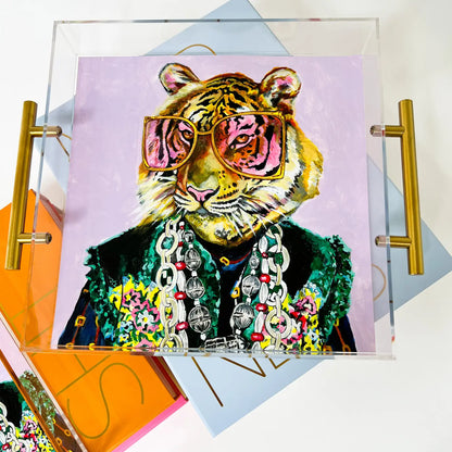 Big Cats Large Tray