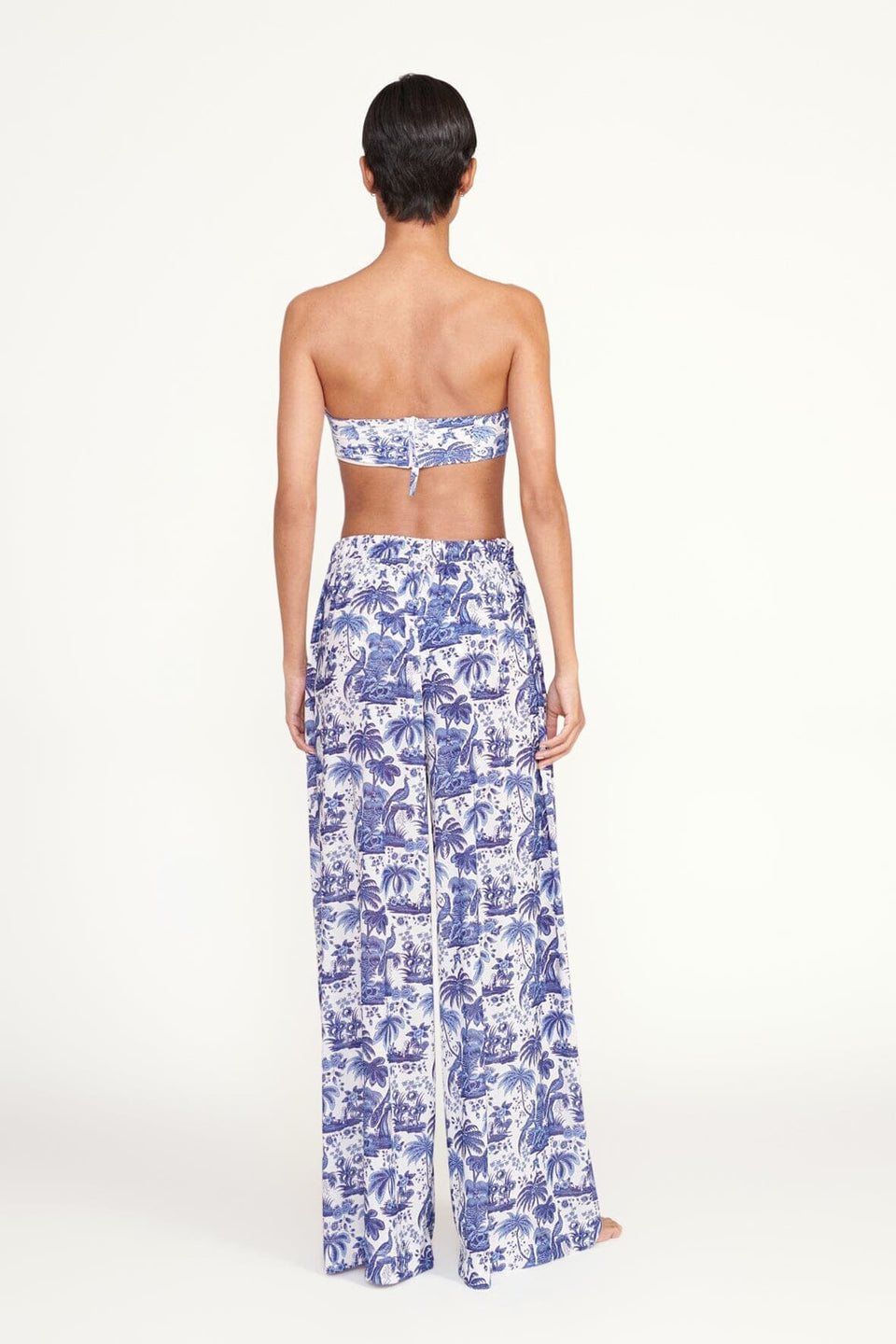 Staud Marza Pant - Blue Toile