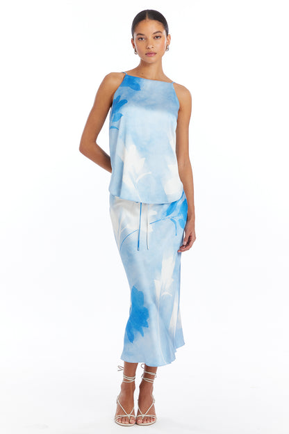 Amanda Uprichard Espy Skirt in Frost Rose