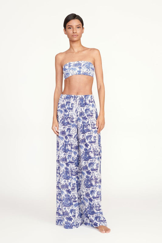 Staud Marza Pant - Blue Toile