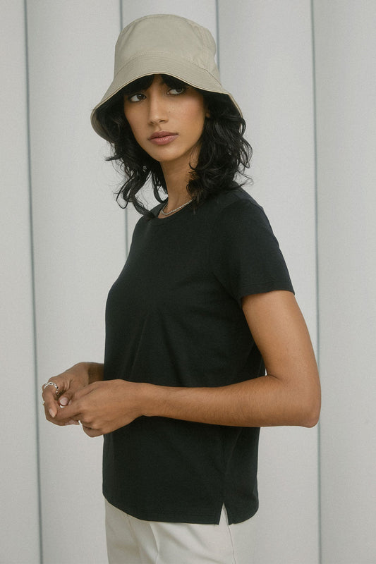 ORGANIC BOY TEE - BLACK