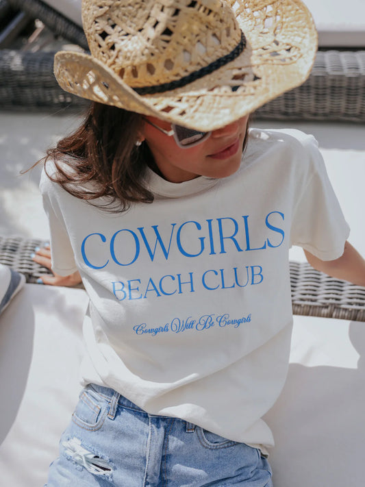 Cowgirls Beach Club Tee