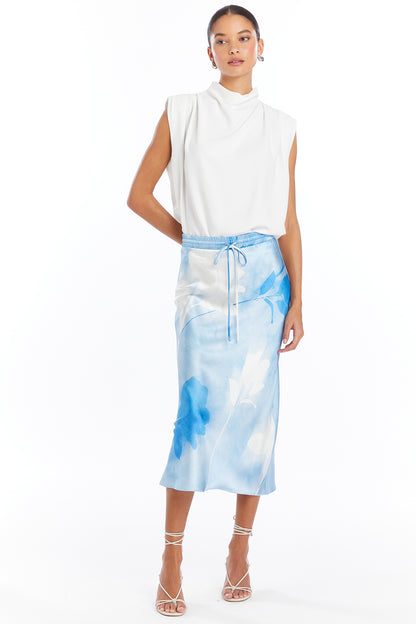 Amanda Uprichard Espy Skirt in Frost Rose