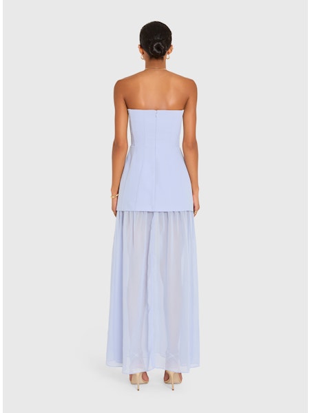Amanda Uprichard Christy Maxi Dress - Arctic