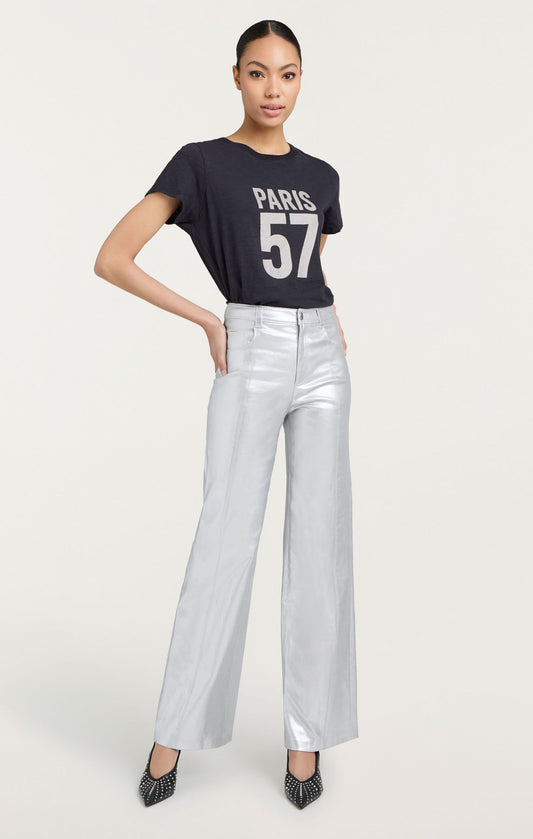 CINQ A SEPT RHINESTONE PARIS 57 TEE