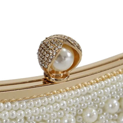 Pearl Embellished Clutch
