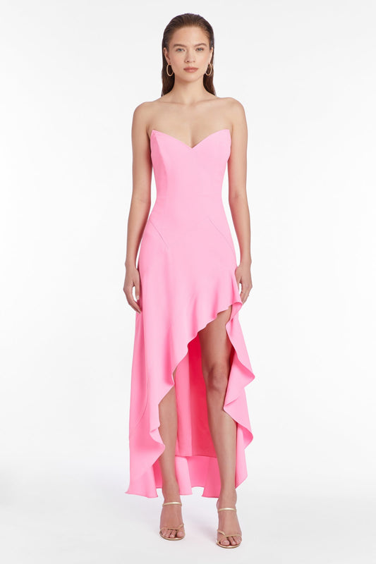Amanda Uprichard Symone Dress - Shocking Pink