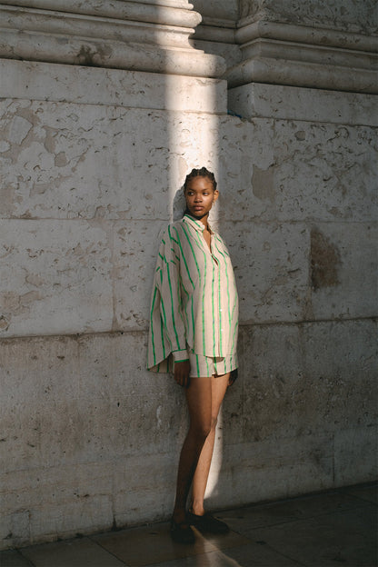 BLANCA Fleur Shirt in Green