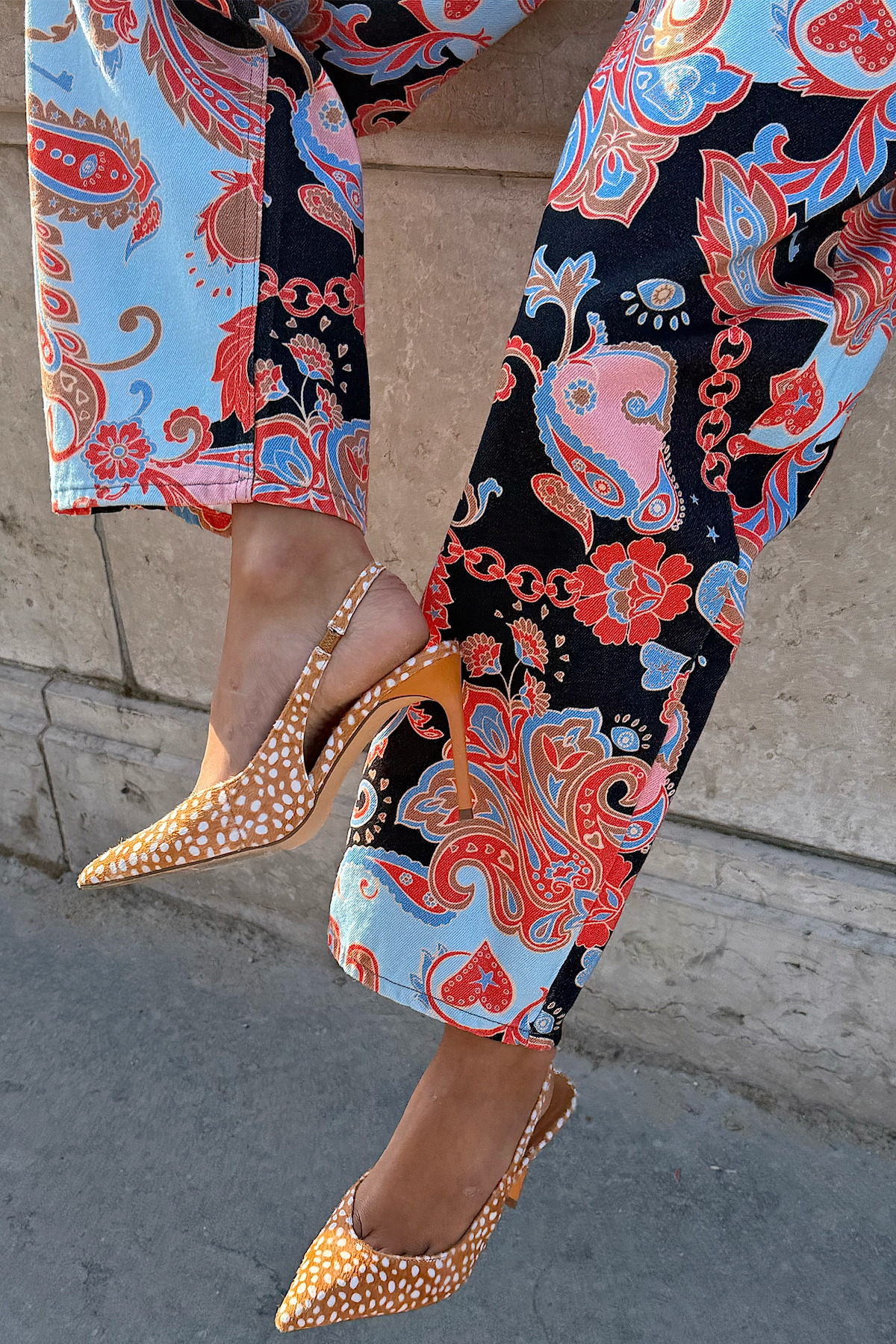Never Fully Dressed - Paisley Barrel Jeans