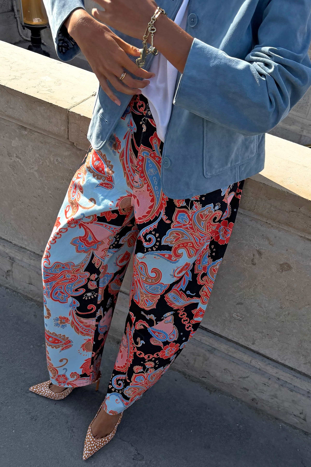 Never Fully Dressed - Paisley Barrel Jeans
