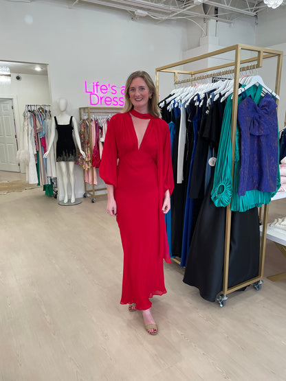 Shona Joy Amina Maxi Dress - Chilli