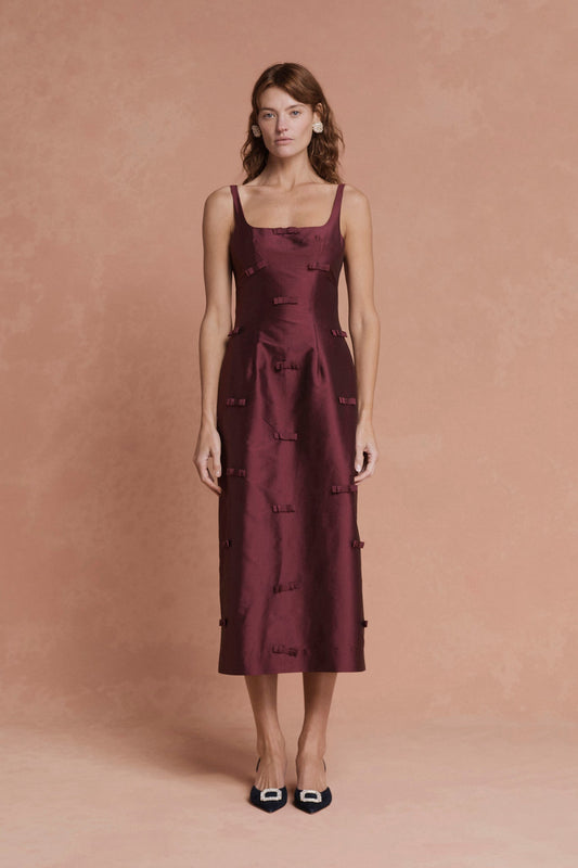 Lovaan Camilla Dress - Plum