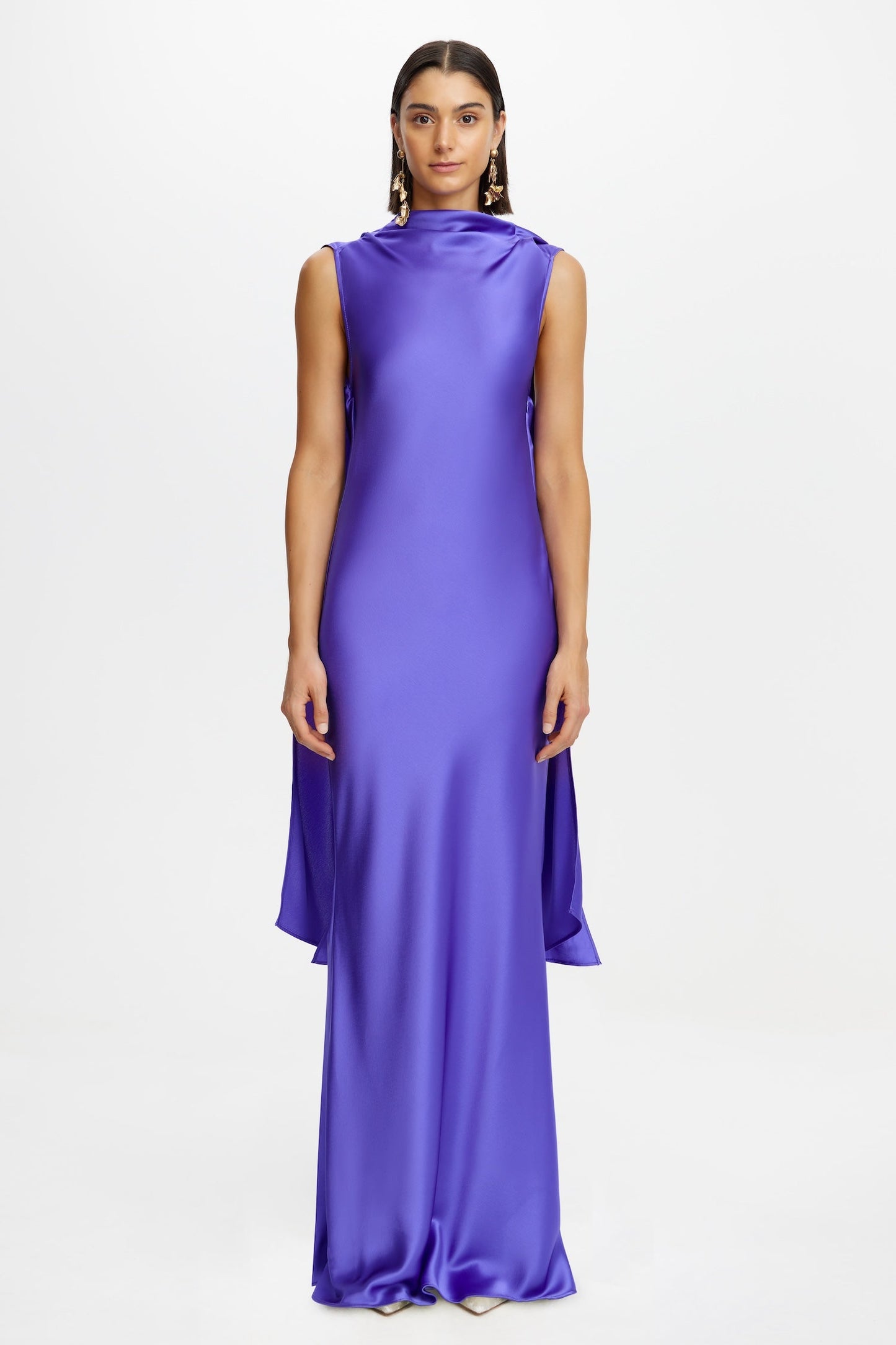 Acler Fleeden Maxi Dress - Purple